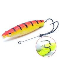 Leurre souple bionique en forme de grenouille moche - Thunder Frog pour lancer longue distance - Idéal pour la pêche estivale de la carpe et du bar en ruisseau, lac ou océan
