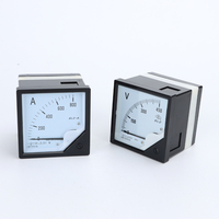 Ampèremètre électrique 6L2-600A, petit ampèremètre en plastique, analogique, pour tableau de bord
