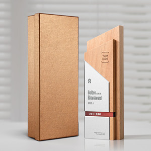 Trophée personnalisé en bois massif et métal, trophée en acrylique, logo, qualité supérieure, écologique, gravé, style <span class=keywords><strong>pyramide</strong></span> - Product Image 6