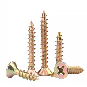 Vis autotaraudeuses Hoayrce M3 M4 M5, tête fraisée Phillips, revêtement zinc coloré, pour meubles et armoires - Product Image 5