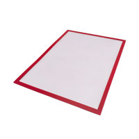 Protection anti-éblouissement A4 dossier magnétique poche anisotrope caoutchouc aimant cadre rouge taille 316x230mm tenir papier A4