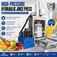 Hydraulische koudpers cassave ontwaterings- en sapcentrifugeermachine, automatische zetmeelverwerkingsapparatuur
