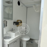 Luxe événements en plein air mariage douche Portable unité de douche Portable toilette chimique Portable toilettes portables toilettes remorques