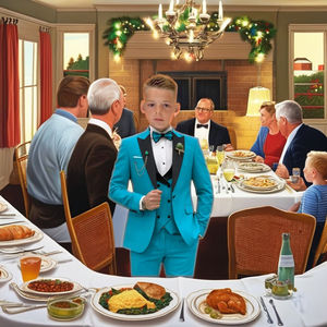 2025 nuovi ragazzi tinta unita abito fiore blu semplice Casual stile formale Blazer abbigliamento <span class=keywords><strong>per</strong></span> <span class=keywords><strong>bambini</strong></span> Set <span class=keywords><strong>per</strong></span> matrimoni compleanni <span class=keywords><strong>vacanze</strong></span> - Product Image 3