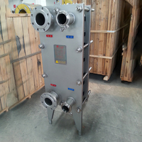 Échangeur de chaleur à plaques en acier inoxydable, système de chauffage et de refroidissement industriel pour liquides alimentaires, économie d'énergie BR081M-180