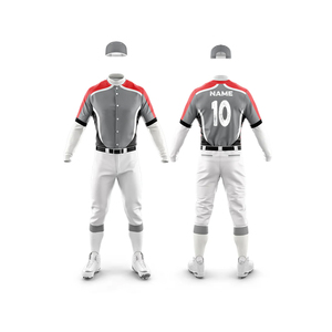 Ensemble d'uniformes de baseball sans manches respirants, professionnels, de haute qualité, légers, confortables, à bas prix pour adultes, sur mesure - Product Image 6