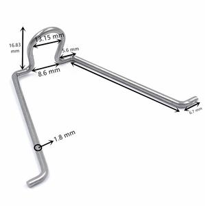 Kim loại HDMI Cáp kẹp tùy chỉnh đặc biệt hình phần cứng Khung Dây thép uốn cong hình thành khung cáp an toàn mùa xuân <span class=keywords><strong>Clip</strong></span> - Product Image 2