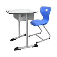 Table et chaise d'écolier en panneau compact stratifié pour l'Arabie Saoudite – Mobilier scolaire