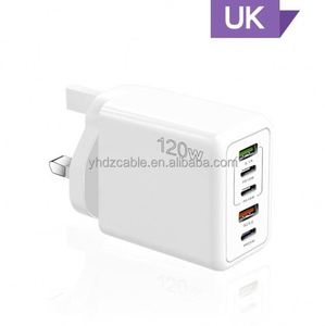 PD25W Fast Charging Travel Charging Head New Multi-port 3PD+2USB Dual-Port 5V/2.4A <b>Adapter</b> for Mobile Phone Type-<b>C</b> Charger - Product Image 6
