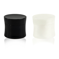 Pot de crème PP 15g 30g, emballage personnalisé pour crème pour les yeux, forme ronde rechargeable