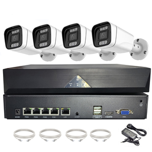 UYC Bộ NVR <span class=keywords><strong>P2P</strong></span> POE Di Động APP <span class=keywords><strong>Camera</strong></span> IP 4MP Âm Thanh Loa <span class=keywords><strong>Mic</strong></span> Đủ Màu Giám Sát Bộ NVR 4CH POE Giám Sát - Product Image 1