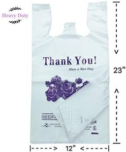 ขอบคุณกระเป๋า11.5 "x 6.5" X 21 "ถุงร้านขายของชำพร้อมที่จับสำหรับร้านอาหารร้านขายของชำเสื้อยืดกระเป๋าช้อปปิ้งจำนวนมาก - Product Image 2