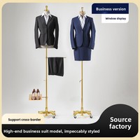 Mannequin demi-corps haut de gamme en matériau FRP pour présentation de vêtements, modèle professionnel, unisexe, origine Chine