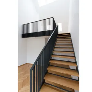 Flat stairs ideas decorating photo oak wood treads staircase