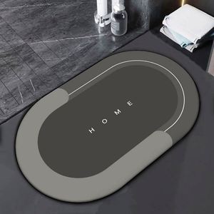 Tapis de sol super absorbant à séchage rapide, tapis de salle de bain antidérapants en caoutchouc, tapis de sol en boue de diatomée pour cuisine - Product Image 4