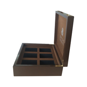 Boîte à thé en bois rectangulaire, épaisseur 0,9 cm, emballage artisanal fait main, origine Shenzhen MH 0289 - Product Image 4