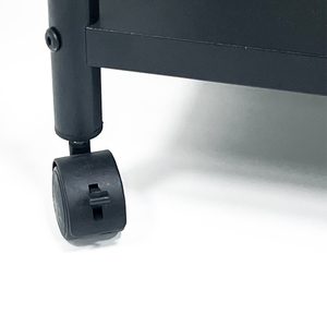 מתלה אחסון מתכת בעל ארבע שכבות מתלה מחסן מתלה מזרן עבור צינור צבע שיער ויבש תכונה מצויד - Product Image 6