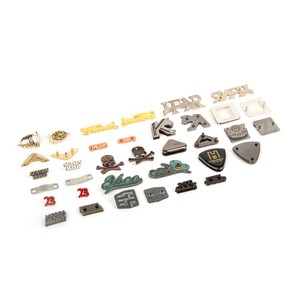 Wholesale Custom Logo Label Engraved Metal <b>Tag</b> Custom Aluminum Nameplate for Office & Garment - Product Image 1