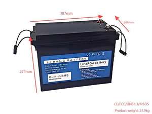 ชุดแบตเตอรี่เก็บพลังงาน LiFePo4 12V 12.8V ระยะ100AH-300AH ลิเธียมไอออน1.2KWH 3.6KWH มีตัวเลือก200AH และ2.5KWH - Product Image 4