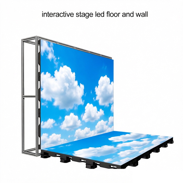 Interactive LED Stage Screen Video Floor/Wall Combination P2.604/P2.976 Sunlight Readable Waterproof Immersive Concert Display