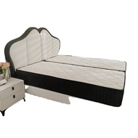 Lit Queen Zero Gravity avec Tête de Lit Télécommandé Split king Lit Intelligent Réglable King Size avec Matelas