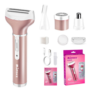 Depiladora USB recargable 4 en 1 para depilación de nariz, Barba, <span class=keywords><strong>cejas</strong></span>, afeitadora femenina, máquina de depilación - Product Image 2