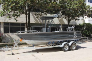 Barco de iluminación Ocean Fast Fishing <span class=keywords><strong>Boat</strong></span> 17ft /19ft Barco de consola central con servicio de motor - Product Image 5