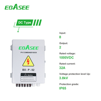 Boîtier de Combinaison Solaire Photovoltaïque DC Personnalisé IP65 1/2/3/4 Chaînes 16A 500V 1000V 32A 500V BX-P-02