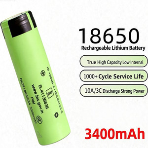 แบตเตอรี่ลิเธียมไอออนคุณภาพสูง NCR18650GA 3.7v-4.2v 3500mAh แบบชาร์จได้ ใช้แคโทด LiNiMnCoO2 รองรับการใช้งาน 1000 รอบ  แบบปุ่มกดด้านบน เหมาะสำหรับงานพลังงานแสงอาทิตย์ - Product Image 4