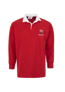 Camisetas de manga larga de <span class=keywords><strong>rugby</strong></span> de <span class=keywords><strong>Inglaterra</strong></span> personalizadas con logotipo bordado 65% poliéster 35% algodón tallas personalizadas - Product Image 2