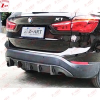 Diffuseur arrière en fibre de carbone Z-ART pour BMW X1 F48 2016-2020, spoiler de pare-chocs arrière, pièces de voiture