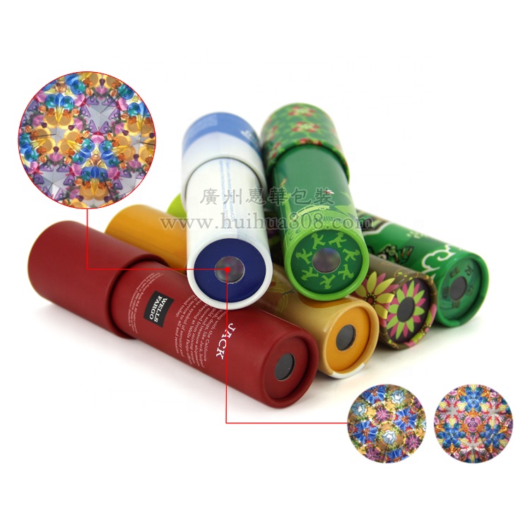 Завод Гуанчжоу, оптовая продажа, маленькая забавная крафт-бумага, сделай сам, калейдоскоп, игрушка