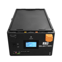Caja de Batería DIY EEL 48V 16S con Inversor Inteligente 200A ET BMS con Función WIFI+BT y Balance Activo de 2A para Cajas Vacías DIY de 48V