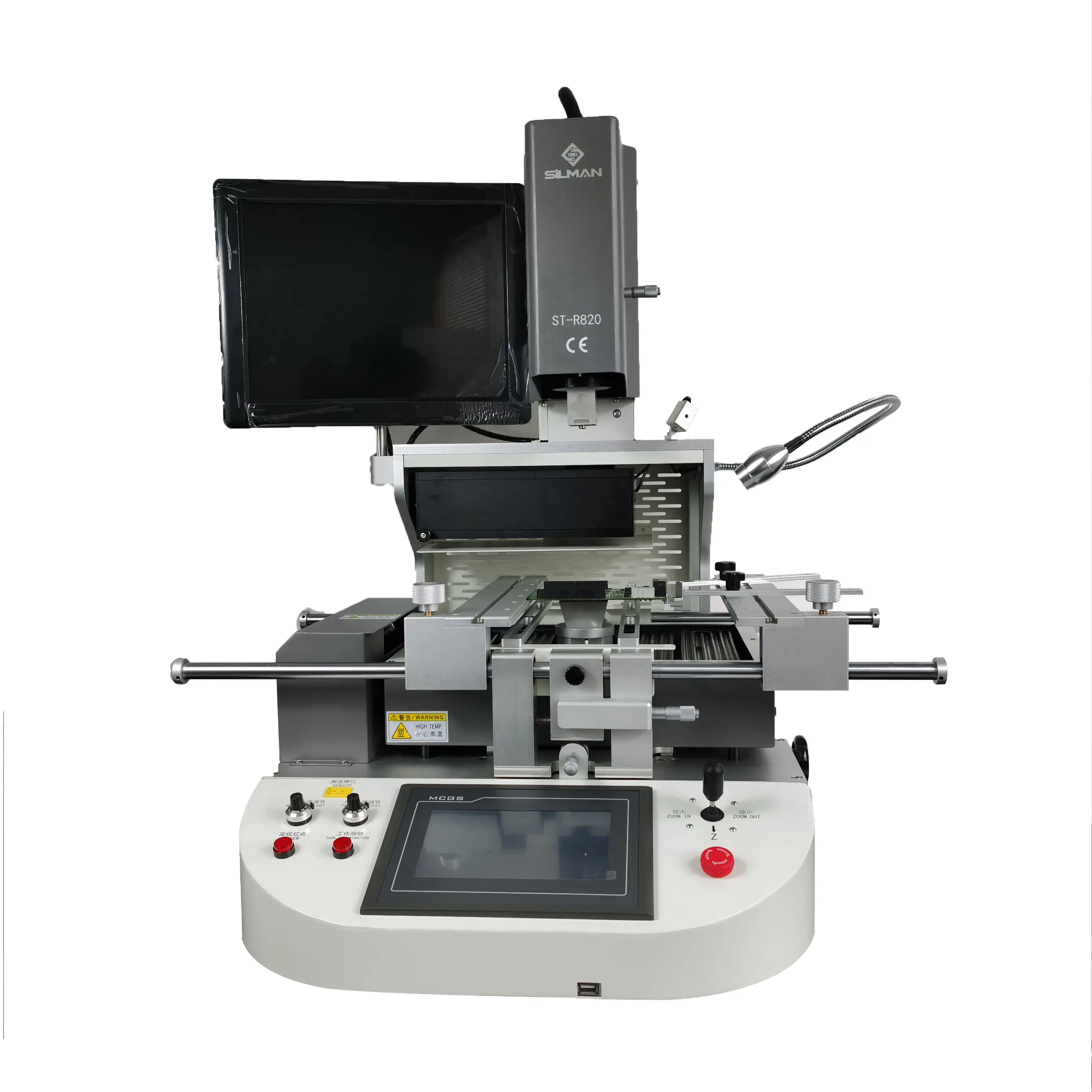 New Model Repair Machine Bga Smd Cpu IC Chip Rework Reballing Station With Optical Alignment In Stock