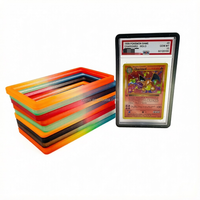 Milaiyou – Étuis de cartes de crédit en TPU scintillants multicolores, design antichoc, sans fermeture, blocage RFID, pour cartes professionnelles