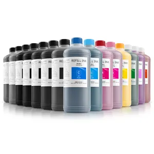 Supercolor 1000ml בתפזורת דיו פיגמנט Ultrachrome עבור Epson 7800 9600 עבור כותנה הדפסת חולצה