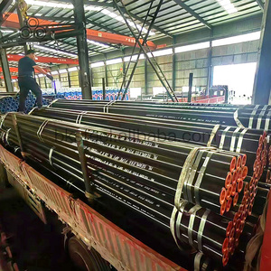 Bán buôn ASTM A179 St37 C45 sch40 ống thép carbon liền mạch A106 gr. B A53 ống thép liền mạch - Product Image 5