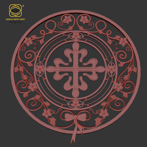 Ventanas de Hierro Forjado con Detalles Exquisitos Hechos a Mano, KHP, Estilo Francés, Antirrobo, Seguridad, Impermeables, para Grandes Apartamentos - Product Image 1