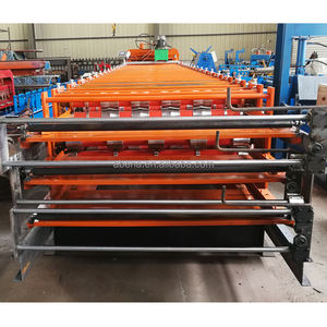 단일 삼중층 맞춤형 모양 골판지 지붕판 제작 타일 프레스 기계 지붕판 제작 - Product Image 6