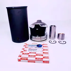 Goede Verkoop Graafmachine Onderdelen Motor Voor Tp 4HK1 Originele Cilinder Liner Rebuild Kit Isuzu Zuigerveren