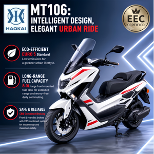 Scooter à essence aérodynamique 125CC, 80 km/h, haute performance, pratique pour les trajets quotidiens en ville et les déplacements en centre-ville, moto pour adultes - Product Image 1
