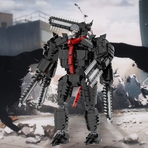 Chainsaw Gun Devil Anime MOC définit des figurines de blocs de construction juguetes 2023 para los ninos figurines - Product Image 2