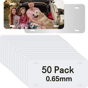 Custom Metal License <strong>Plate</strong> Sublimation Personalized Aluminum Wholesale Automotive <strong>UV</strong> Resistant Custom License <strong>Plate</strong> - Product Image 1