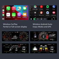 Tableau de bord numérique Affichage de groupe Auto Tableau de bord Tableau de bord virtuel Tacho Cockpit pour VW T6 2016-2020 Caravelle/Multivan/Transporter