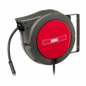 Enrollador de manguera de aire Usag de 1.5M para montaje en pared, salida de 3/8, presión de 15 bar, flujo mínimo de 800 L/min - Product Image 1