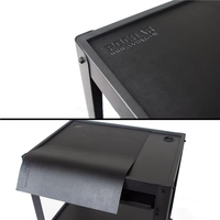 Chariot de présentation pour salle de classe, avec plateau pour clavier, cadre en acier, projecteur AV, équipement portable, pour enseignants