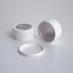 Envase Multiusos de Aluminio de 60 ml (60*30) con Tapa Transparente de PVC para Cosméticos, Metal 30 con Tapa de Rosca - Product Image 2