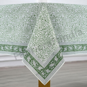 ผ้าปูโต๊ะผ้าฝ้ายพิมพ์ลายแบบกำหนดเองสไตล์ผ้าทอสำหรับงานแต่งงานโรงแรมและขายส่งสั่งตรงจากโรงงาน - Product Image 6