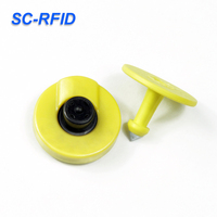 Étiquette d'oreille RFID UHF pour bétail et animaux, puce H3 pour la surveillance de l'élevage
