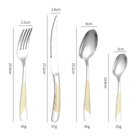 Couverts de luxe personnalisables en métal doré, argenté ou acier inoxydable, certifiés CE, compatibles lave-vaisselle, réutilisables, couteau à steak, fourchette, cuillère pour